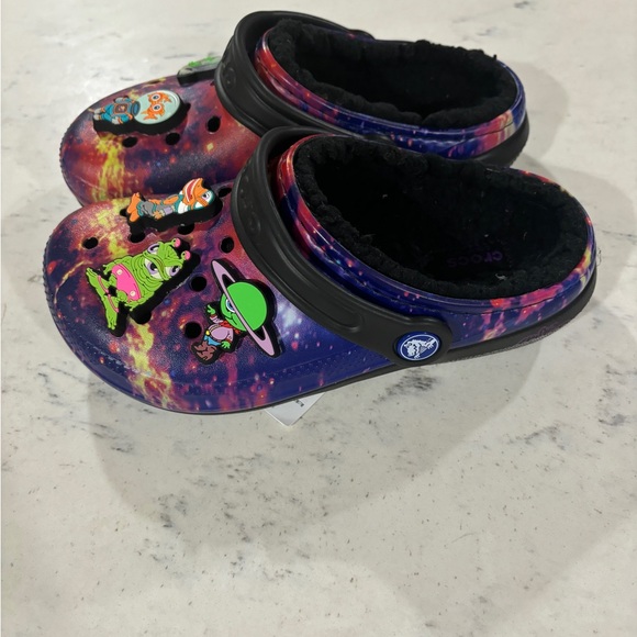 Crocs x Ron English WHIN Lined Clogs - AREA 54 Aliens Universe Little Kids Size - Picture 8 of 14